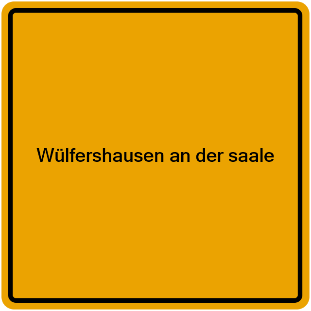 Einwohnermeldeamt24 Wülfershausen an der saale